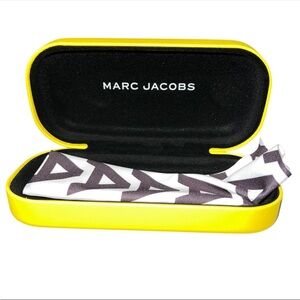 Marc Jacobs Vibrant Yellow Eyewear Case